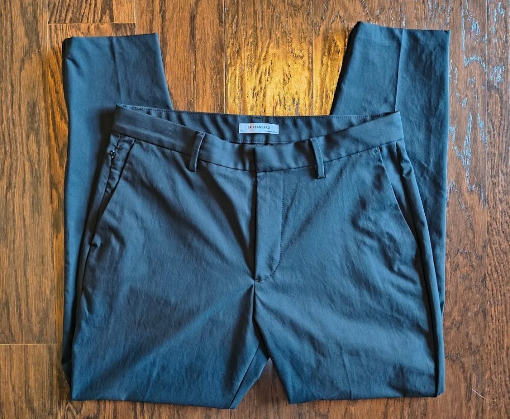 Banana Republic BR Standard Storm Solo Pants Black 30R Water Repellent 668497-00